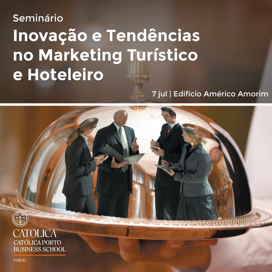 É já amanhã o Seminário “Inovação e Tendências no Marketing Turístico e Hoteleiro”. 
Info: catolicabs.porto.ucp.pt/eventos#ea-114…