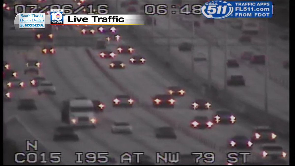 Broken down car on I-95 SB and NW 79th St #TRAFFIC #MIAMI https://t.co/TauyKNMH52