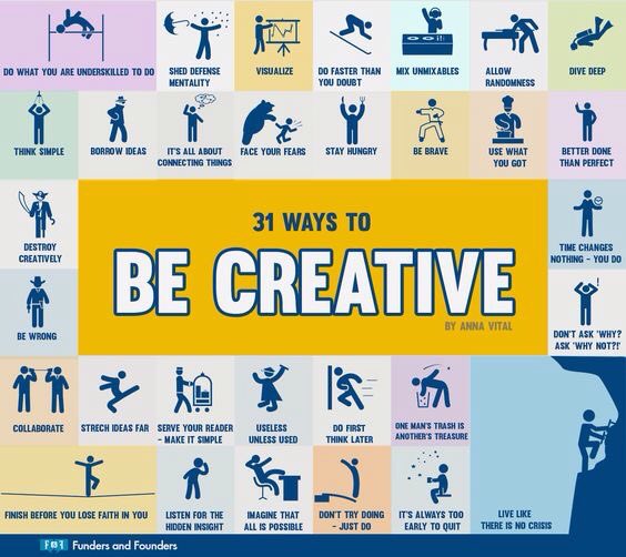 frauencdu's tweet image. 31 Ways to be creative.#afterworkacademy #indhh