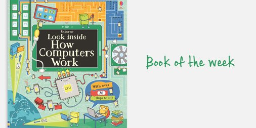 wordery's tweet image. A proudly nerdy book for kids who are keen to look inside the 'brain' of a computer! --&amp;gt; wordery.com/blog/book-of-t…