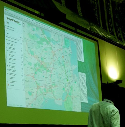 HERE data in OSM style, using OSM tools like GraphHopper routing #FOSSGIS2016 #morituri #logistics