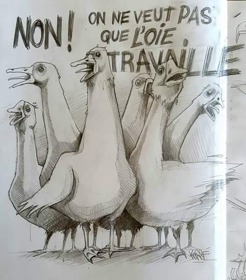 Karent_Kat's tweet photo. Humeur du jour. . . # l'humoriste Déchu #loitravail #exploitation
#elconnerie #49.3 #sketch
🎨 KoRsé https://t.co/bjSieeWrzA