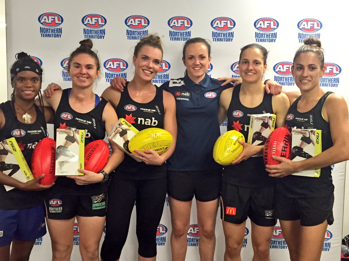 AFLNT's tweet photo. Congratulations to all the award winners in today's AFL National Female Talent Search. #AFLFemale https://t.co/TkCNilYBoY