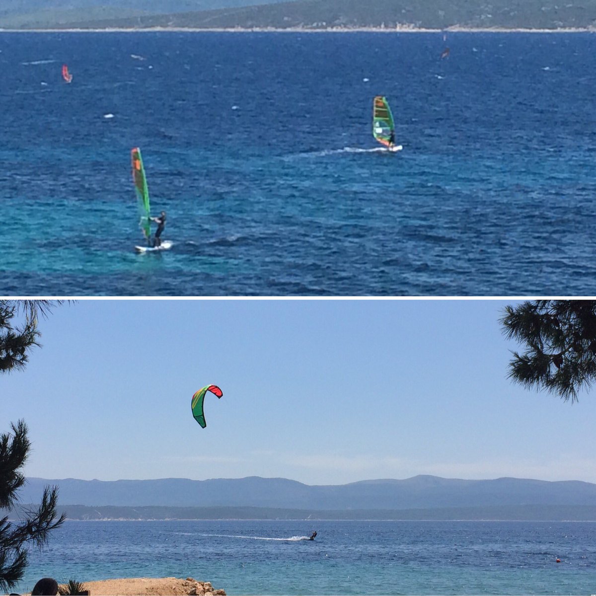 hellocroatian's tweet photo. #brac always has something for your adventurous spirit. #hellocroatian #windsurfing #kiteboarding https://t.co/gFQd57n9WH