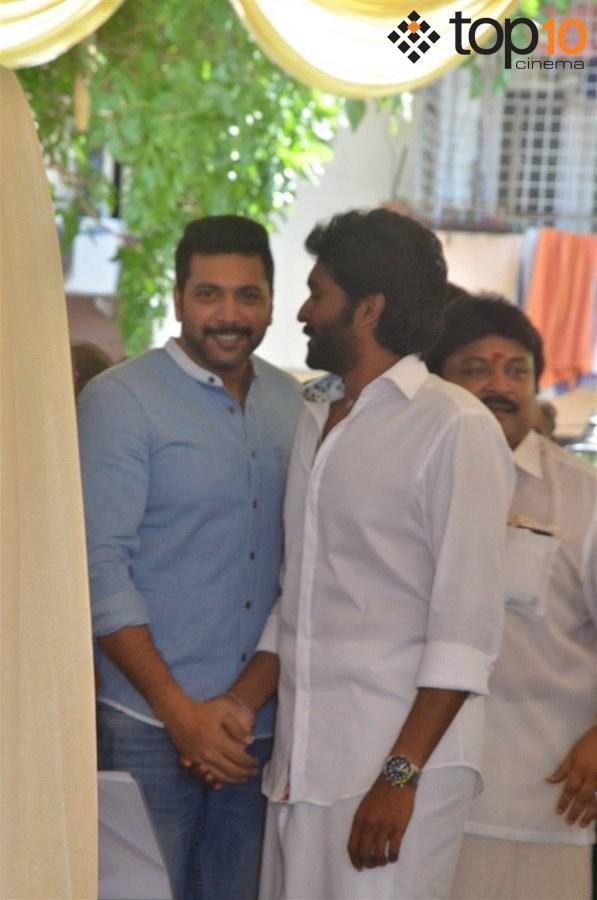 hemananth_pro's tweet photo. #NeruppuDa #Movie #Pooja & #FirstArtistProduction #Launch #JayamRavi https://t.co/lAPNteIjik https://t.co/HoEulZkKDQ