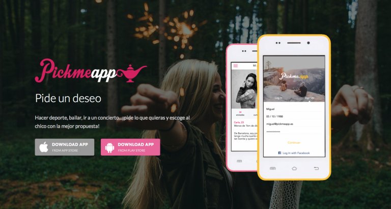 <a href="/Pick_me_app/">Pickmeapp</a> :de proyecto final de máster a app que hace los #deseos realidad bit.ly/29wfGtm #MobileAppsUPC