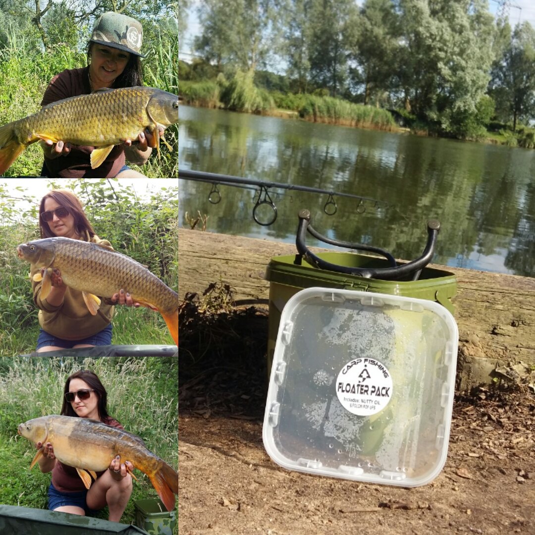 Great afternoon session Sunday with the New Floater Pack 🎣
#TeamBaitTech 
#Carpcouture