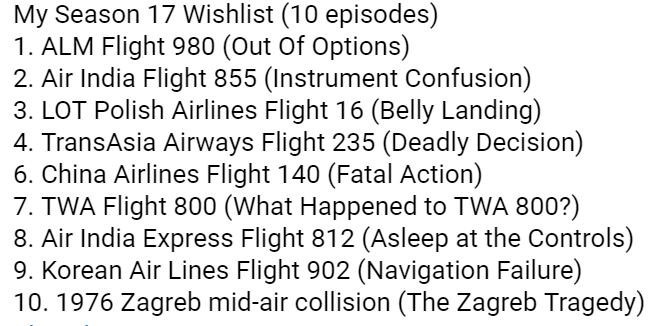 Watch Air Crash Investigation Season 16 Online