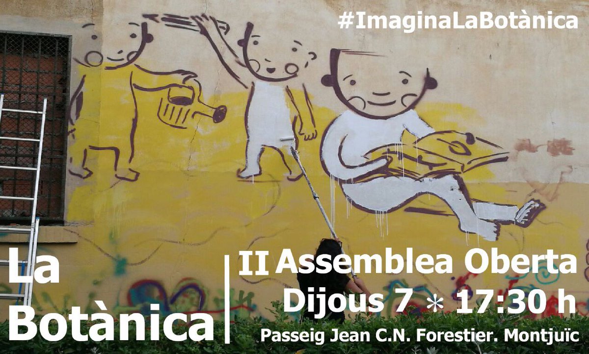 BabaliaBase's tweet photo. Demà a las 17:30 a la botànica,  Assemblea Oberta #ImaginaLaBotànica https://t.co/bhG8RDMlm2