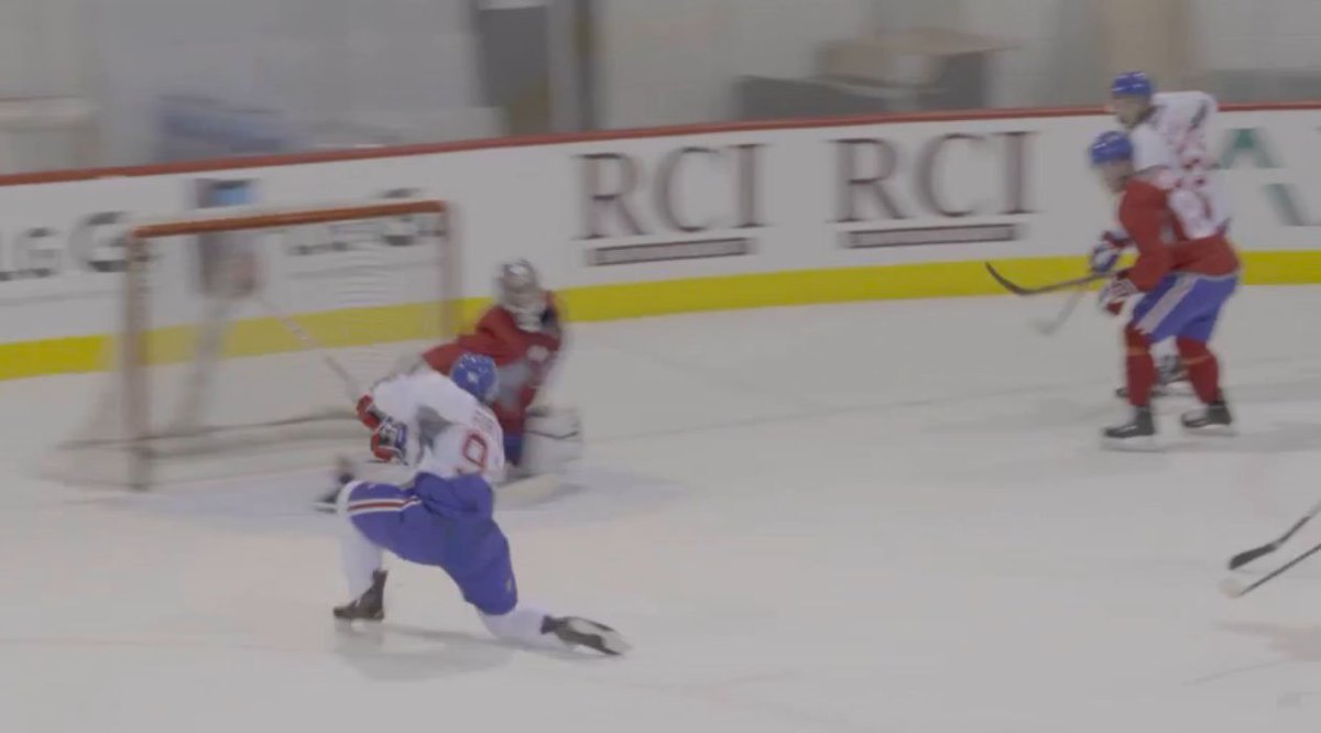 HFXMooseheads's tweet photo. Watch for Max Fortier's goal at Montreal Canadiens development camp around the 1:30 mark: https://t.co/P5uxwHGUFS https://t.co/w8CYrmSTWE