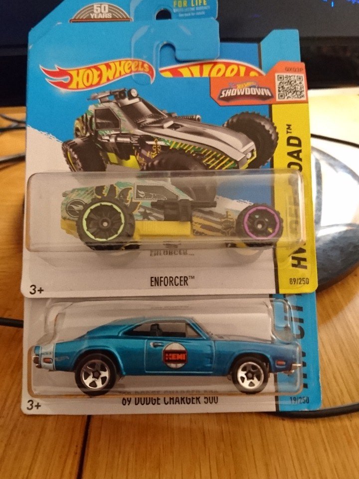 HotWheelsHobby's tweet photo. A couple of #Hotwheels ready for my #UK #giveaways at 100 followers make sure to #Follow #THunt #Enforcer #Dodge https://t.co/Ue14XZBwt7