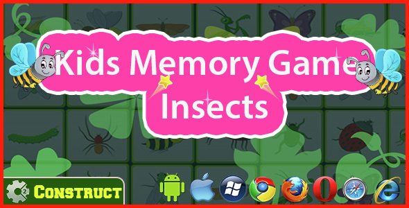 WpWarez's tweet image. Kids Memory Game - Insects (Games) - #AndroidGame #AnimalGame #AnimalLearning goo.gl/3AijC7