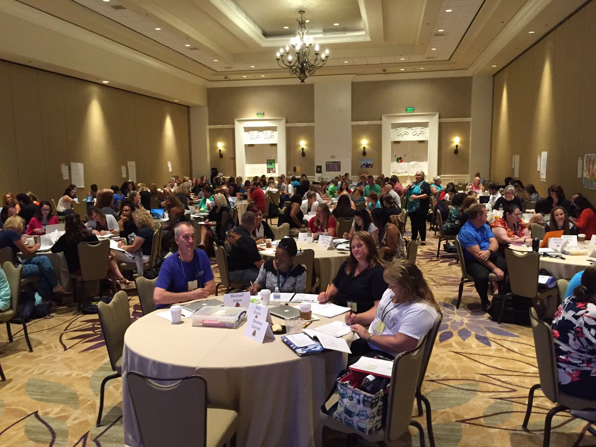 A room full-Pasco County Schools finest deepening their knowledge &amp; sharpening their skills with the AVID system.