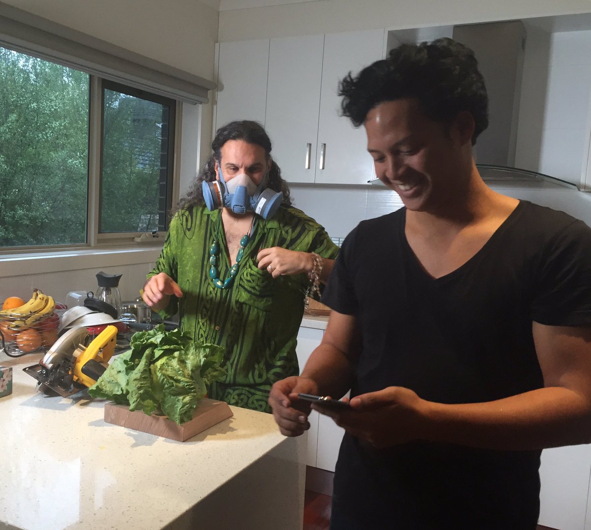 TooFarPro's tweet photo. And that's how you chop cabbage, folks!😆 #actor #webseries #filmmaking #cooking #funny #folloback #melbourne https://t.co/KqECRlfGYi