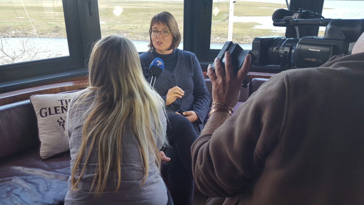 KnysnaMade's tweet photo. @oysterfestival @knysnatourism our very own Festival Organizer, Nicci Rousseau-Schmidt, talking to #SABC #knysna https://t.co/HfQ9MOh79L