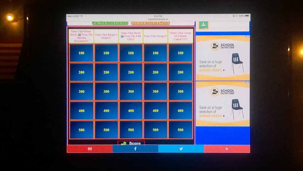 S3Trivia's tweet image. Here's a sample of last night's trivia! @TollyW @KiloBravoBar