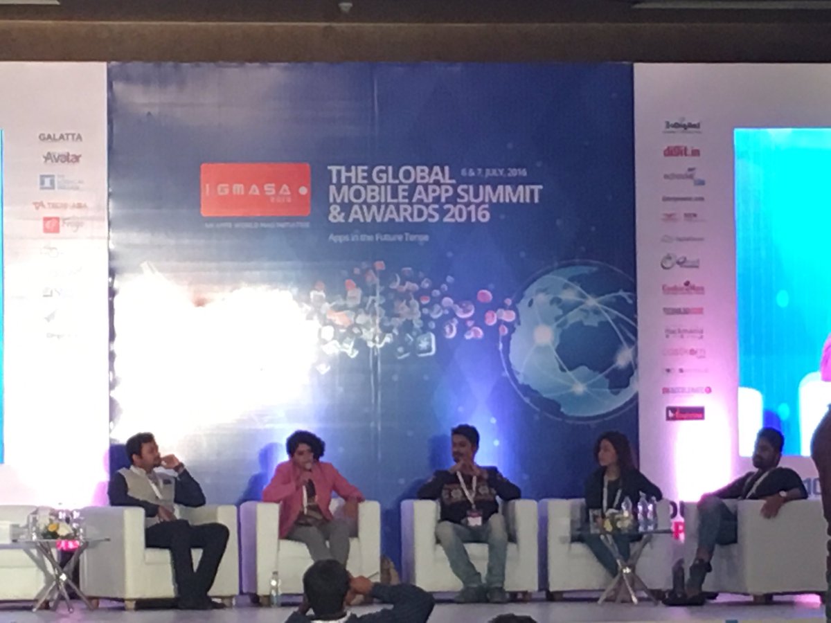 TheGMASA's tweet photo. Panel Discussion alert.
Title : Mobile App for Social Impact. 

#GMASA16 https://t.co/FR8eyxLCSF