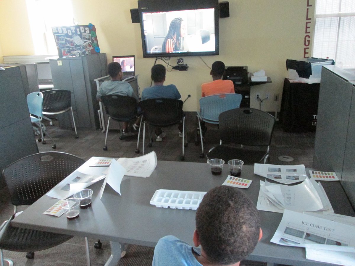 TWLearnCenter's tweet photo. Budding forensic scientists testing the evidence and analyzing interrogations of suspects at the DC Learning Center https://t.co/VhqAOrjyj7