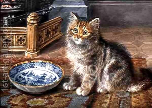 Wilson Hepple, Expectation, 19th Century
#catsinart #art #MuseumCats #cats