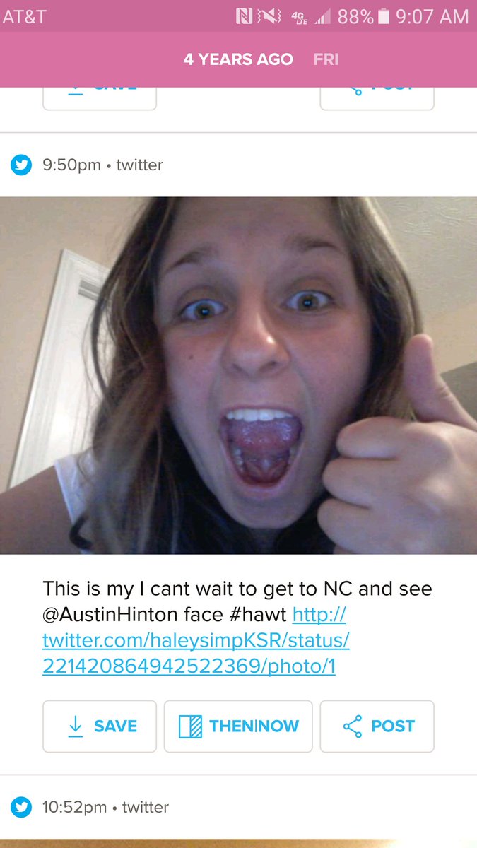 haleysimp7's tweet photo. Four years ago I was excited to see @AustinHinton, and this is my exact same face bc I get to see him tomorrow!! https://t.co/HmJfXItGpE
