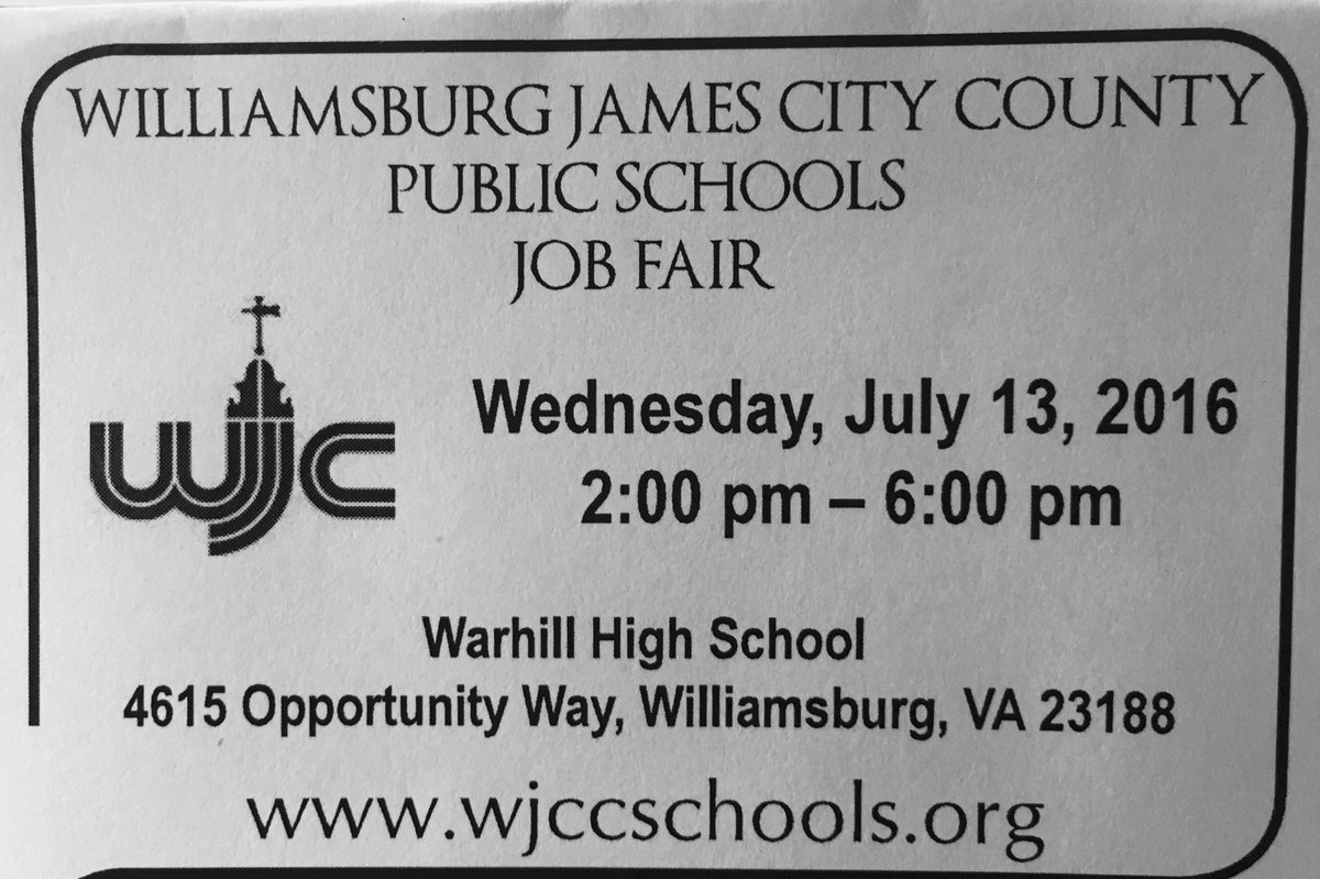WJCCJobs's tweet photo. WJCC is looking for Bus Drivers, Cafeteria Workers and Custodians https://t.co/y7xW95Muxf