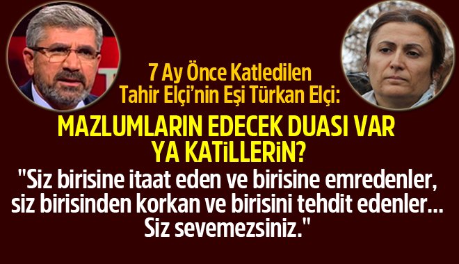 Tahir Elçi'nin Eşi Türkan Elçi: Mazlumların Edecek Duası Var, Ya Katillerin? aktifhaber.com/tahir-elcinin-…