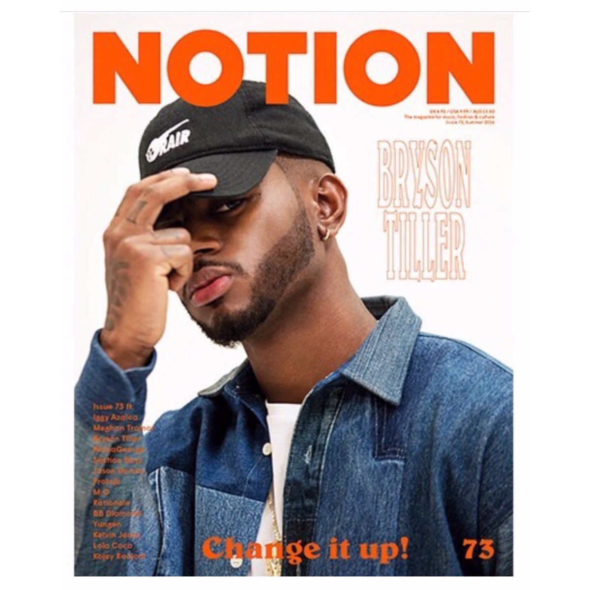Stephanie_B_V's tweet image. .@NotionMagazine #Issue73 with @brysontiller on the cover 🔥🔥🔥#covergoals
