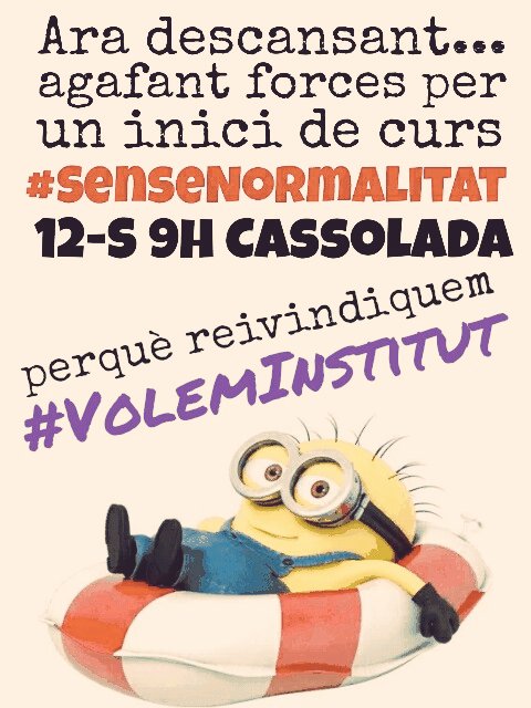 mareagroga's tweet photo. 12-S curs començarà #SenseNormalitat perquè retallen plantilles i suports, i no cobreixen substitucions
@FaPaCcat https://t.co/gZnvumvhd5