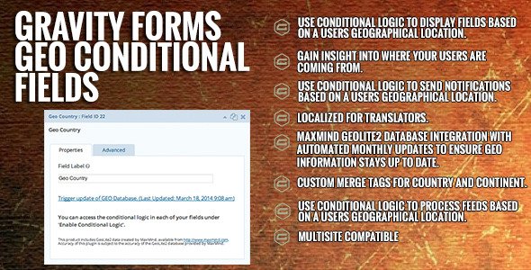 WpWarez's tweet image. Gravity Forms #Geo Conditional Fields (Forms) - #ConditionalLogic #CustomMergeTags goo.gl/HziIwV