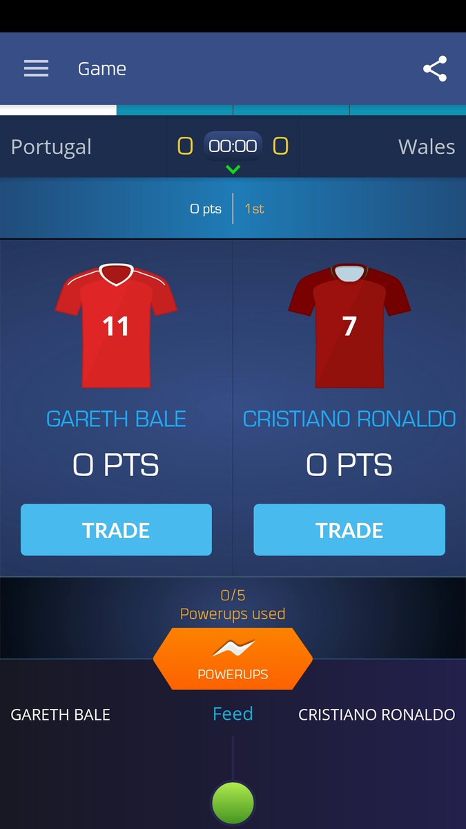 Martynoco83's tweet image. I just drafted Gareth Bale &amp;amp; Cristiano Ronaldo on @UltimateFanLive for #POR v #WAL