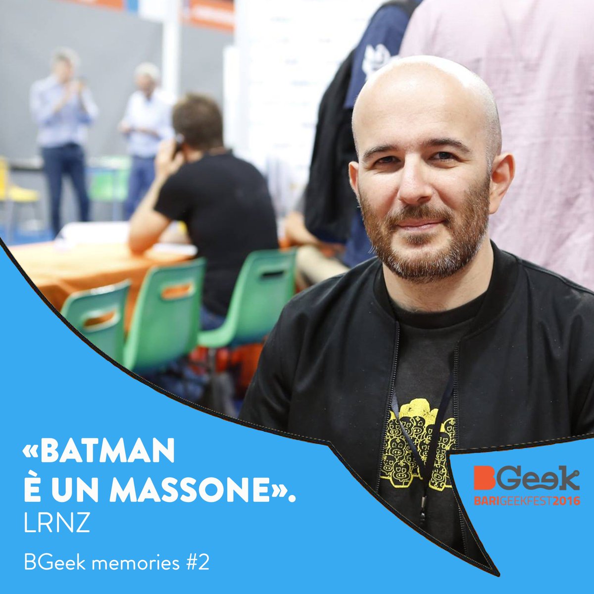 BGeekBari's tweet photo. #bgeek2016 memories #2
@LRNZLRNZLRNZLRN
«#Batman è un massone!» https://t.co/iZrvemR2HO