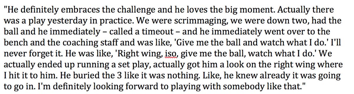 BDawsonWrites's tweet photo. From Larry Drew II, the full story of Buddy Hield’s scrimmage heroics: https://t.co/I80gqjMxMb