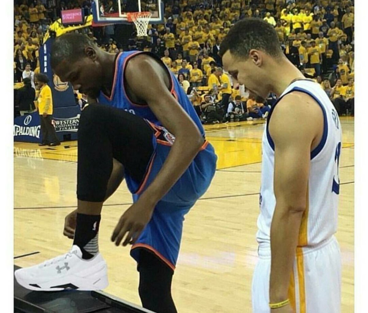 "Make sure you double knot them shits too"