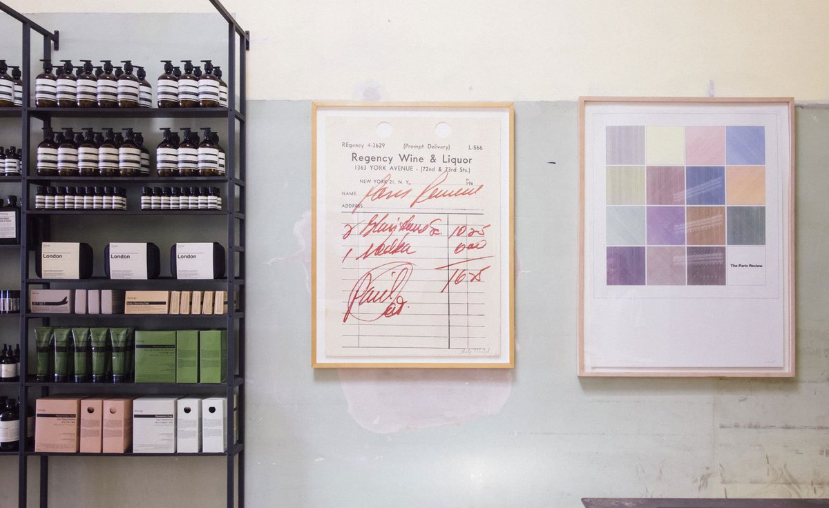 Aesop is purveying art prints by Andy Warhol, Louise Bourgeois and more: wlpr.co/tlNfY9