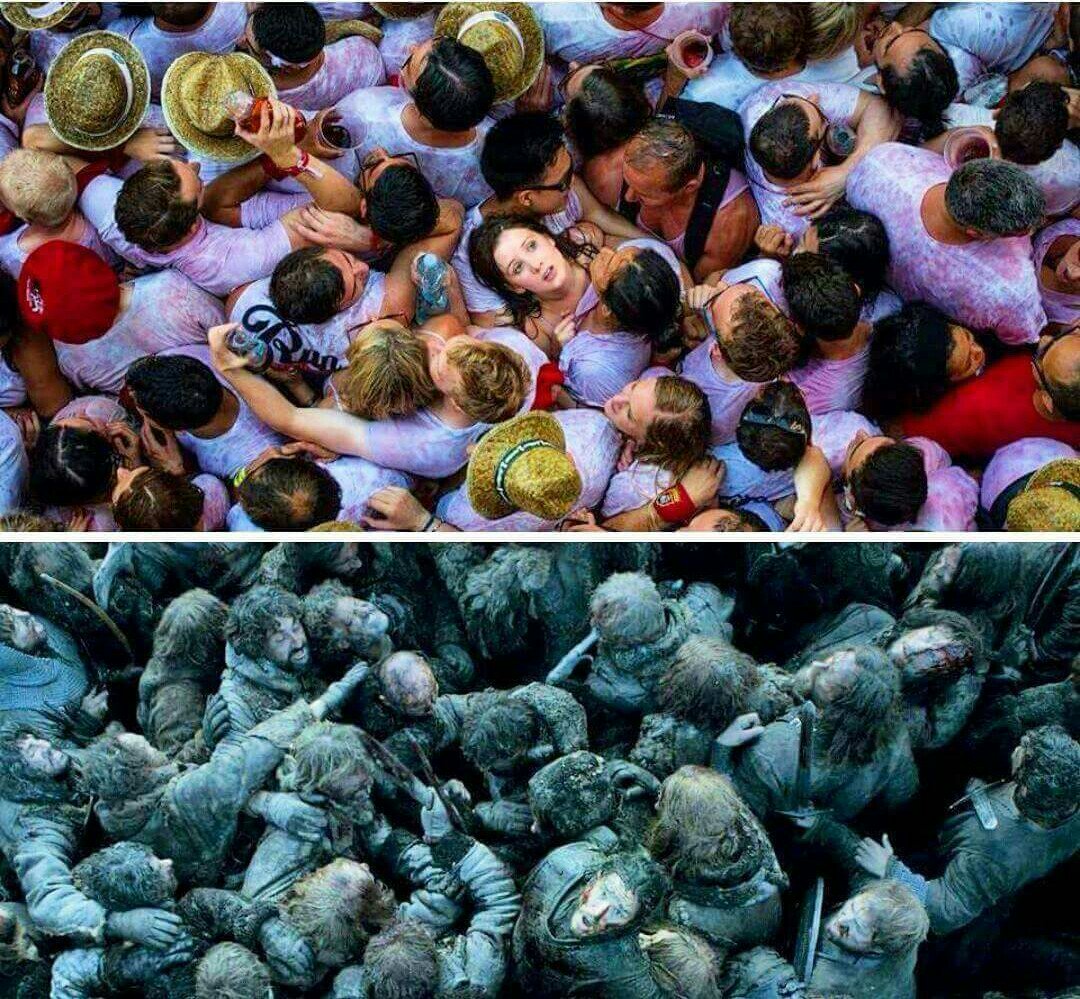 ElSithCampeador's tweet photo. #SanFermines2016 vs Game of Thrones https://t.co/0oRHYE5eJm