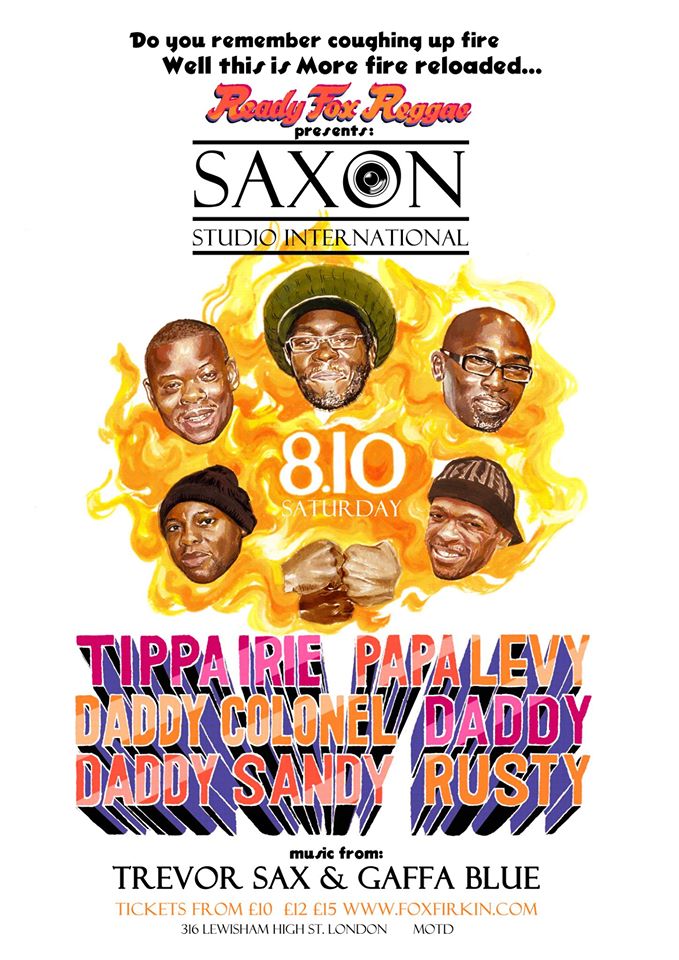 DjEyeMan's tweet photo. #SaxonStudio with Mcee's & Trevor Sax Lewisham #ukDancehall https://t.co/zGYJBAvSfR