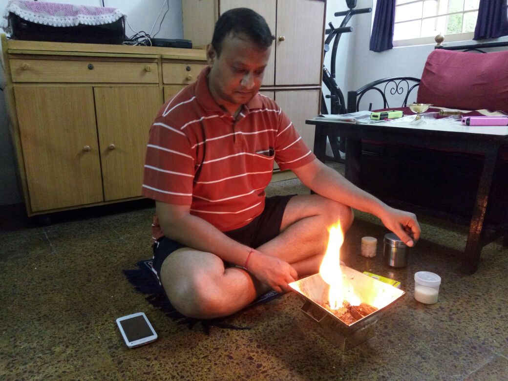 FireYogaMission's tweet photo. More and more households lighting the fire daily sometimes twice a day! #HolyFireYogaLessons #Agnihotram #Elementary https://t.co/HAj3O6g10v
