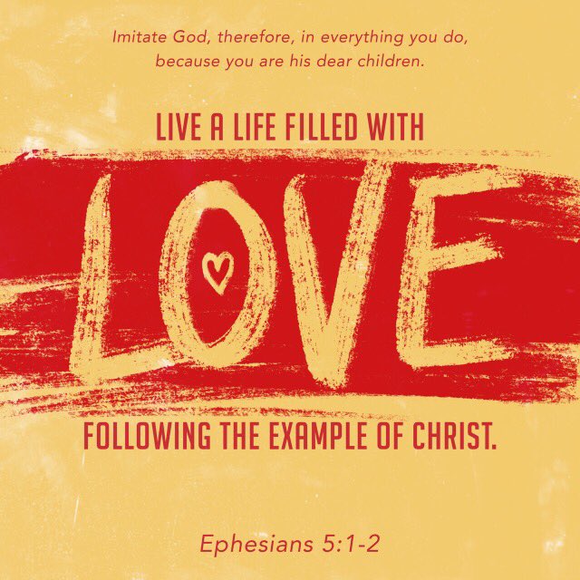 Be imitators of Christ &amp; live a life filled with Love.
#HimFirstBro