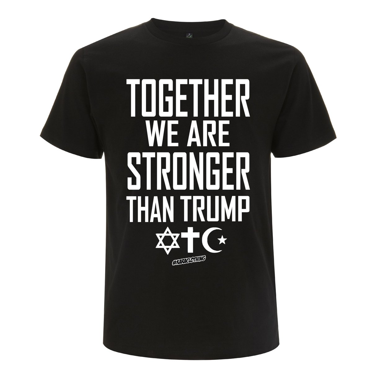 creasymed's tweet photo. @SnoopDogg Pls follow me I would like to send you my tee  "together we are stronger than trump"  #loveunitypeace https://t.co/hrQY834EUj