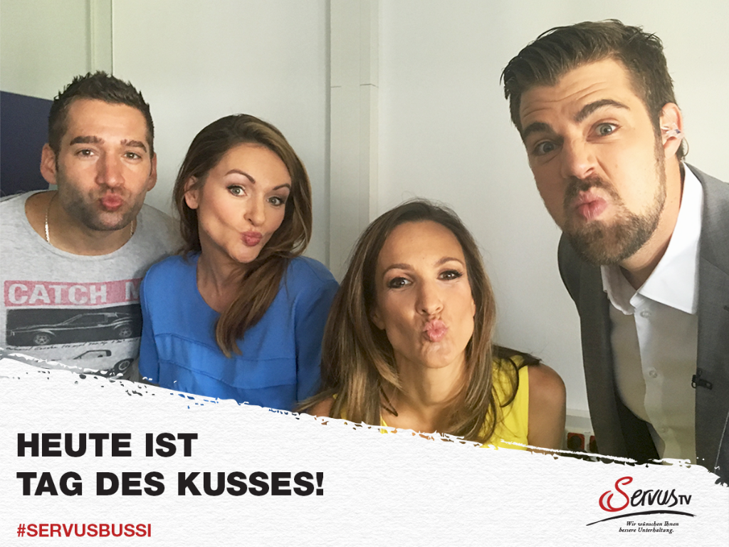 ServusTV_News's tweet photo. Schönen Abend am Tag des Kusses 😘 #servusbussi https://t.co/HW6UsGzFrN