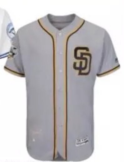 Paul Lukas on X: Padres have special gray version of home jersey