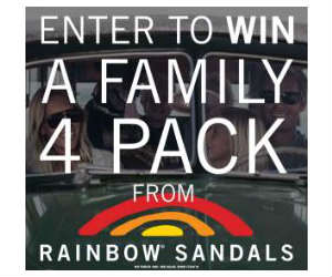 Win 4 Pairs of Rainbow Sandals from Journeys61 =>>> goo.gl/kNIiyv