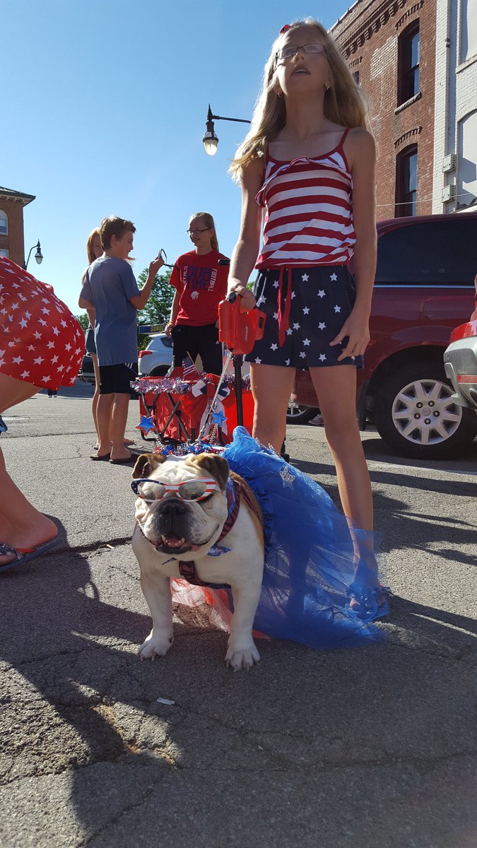 The 'Patriotic Paws' parade held by Lancaster Unleashed in the village this weekend was a huge success! 🇺🇸❤️🐾