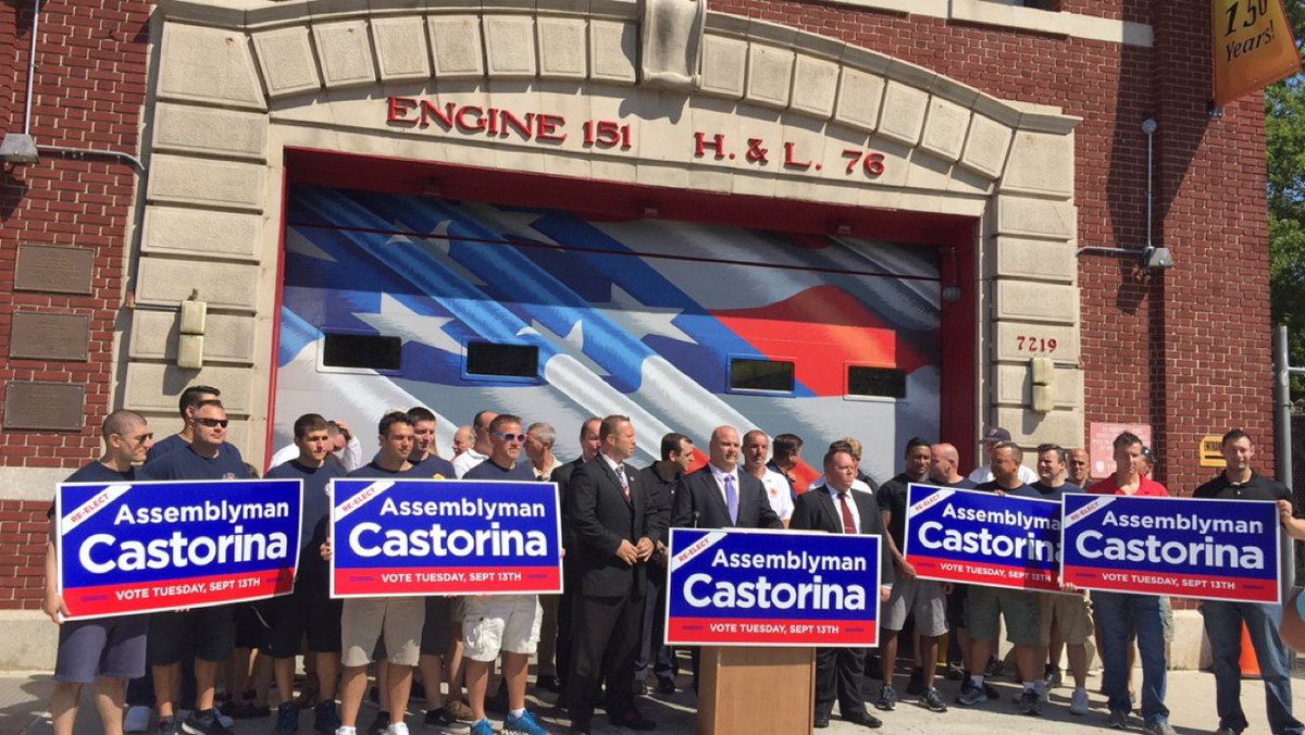 Castorina2016's tweet photo. Proud to endorsed by the UFA and UFOA today! I will always stand by our first responders! https://t.co/CQGAvjLgRZ