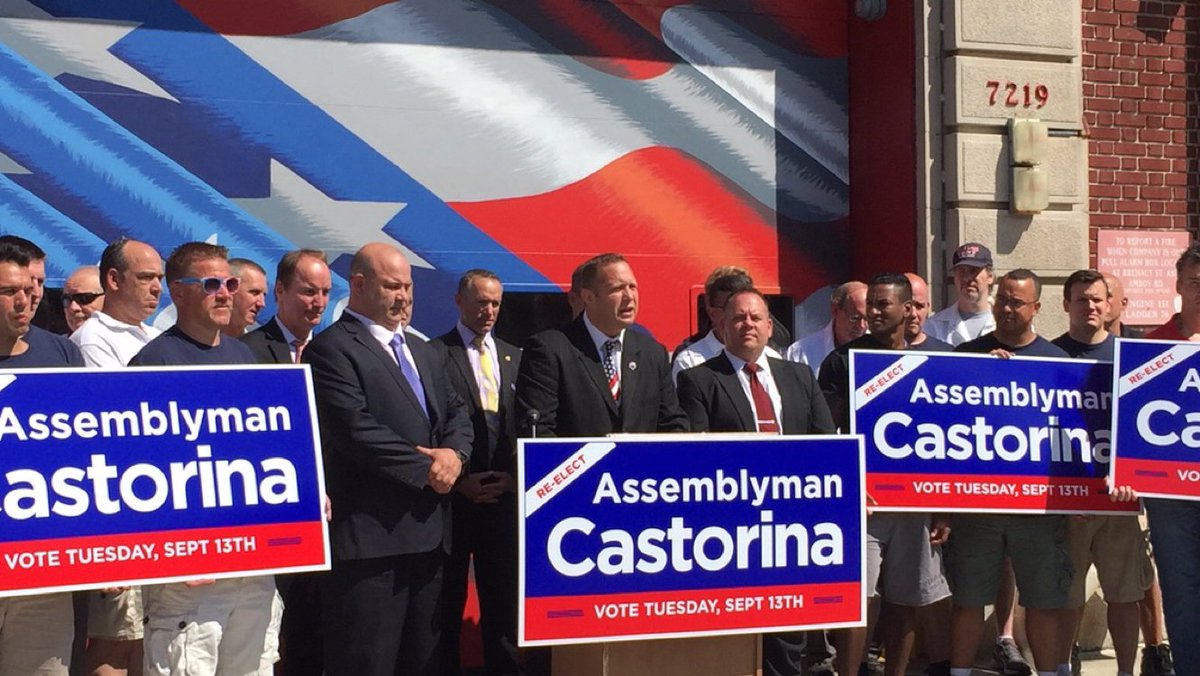 Castorina2016's tweet photo. Proud to endorsed by the UFA and UFOA today! I will always stand by our first responders! https://t.co/CQGAvjLgRZ