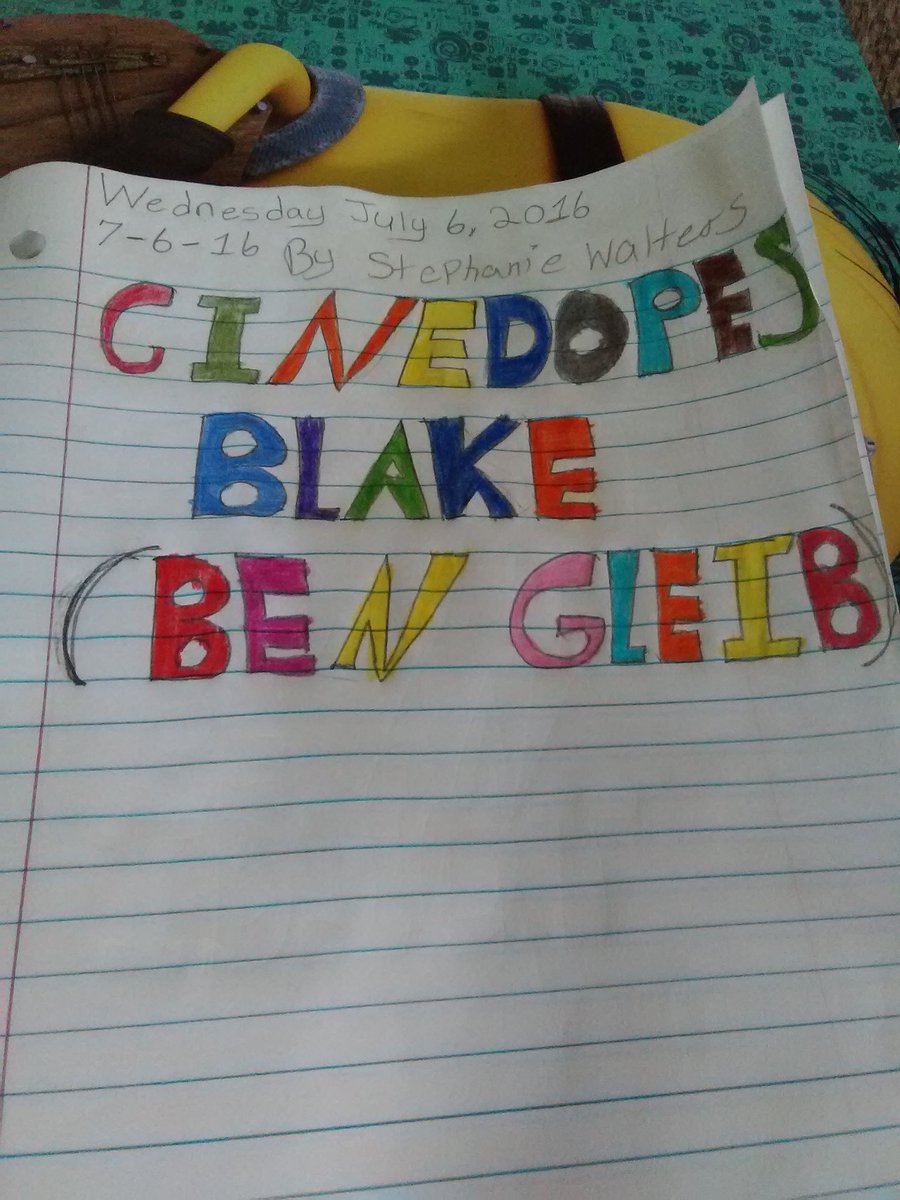 stephanie199124's tweet photo. .@bengleib Another master piece done. For you character off of @CineDopes Ben. Hope you like it. https://t.co/a9lm6lEMAC