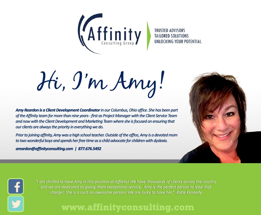 kk_katiekennedy's tweet photo. So happy to add Amy Reardon to the @affinitylegal Client Development & Marketing Team!! #ClientConcierge https://t.co/d48bM3xbHW