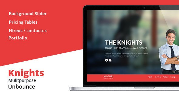 WarezNulled's tweet image. Knights #Multipurpose UnbounceTemplate - #Agency #Codetracks #LandingPage #Unbounce goo.gl/pRXnl6