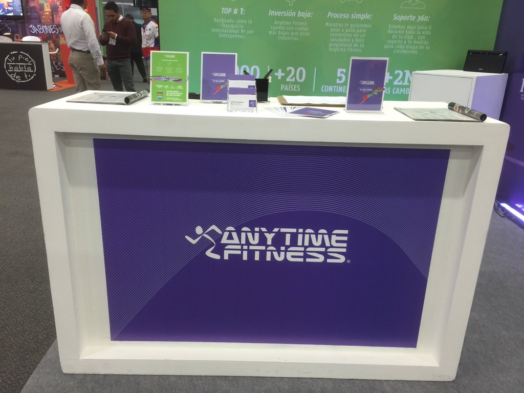 SfeirDaniel's tweet photo. @anytimecolombia en la feria de franqucias de Colombia #anytimefitness @anytimechile #mimejoryo https://t.co/u3ETaHigH1