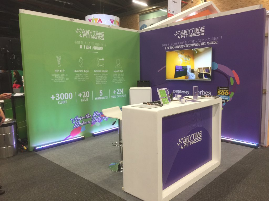 SfeirDaniel's tweet photo. @anytimecolombia en la feria de franqucias de Colombia #anytimefitness @anytimechile #mimejoryo https://t.co/u3ETaHigH1